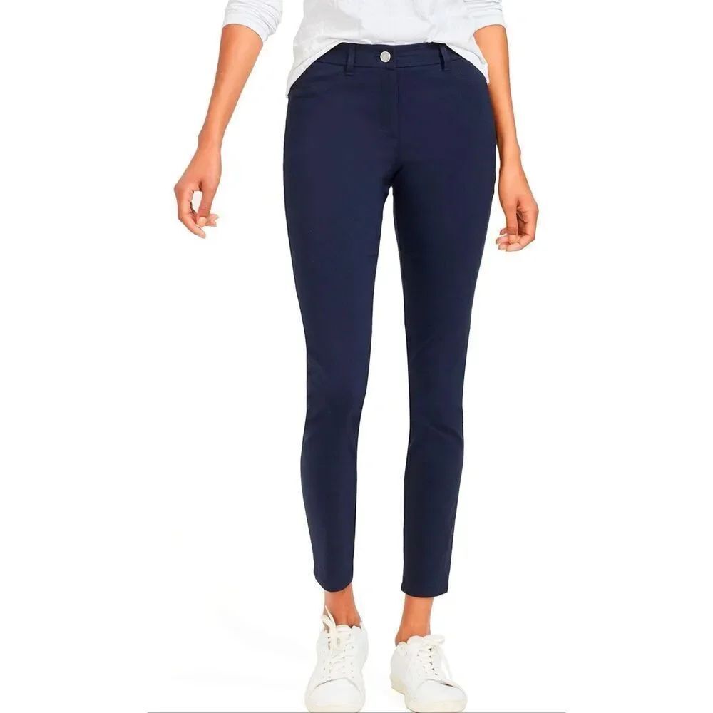 J. McLaughlin Madelyn Pants Winter Blue Stretch Dress Pants 2